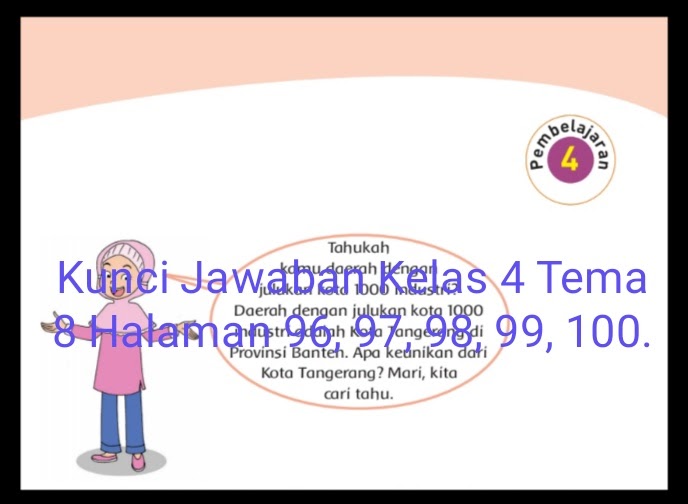 Kunci Jawaban Buku Tematik Siswa Kelas 4 Tema 8 Subtema 2