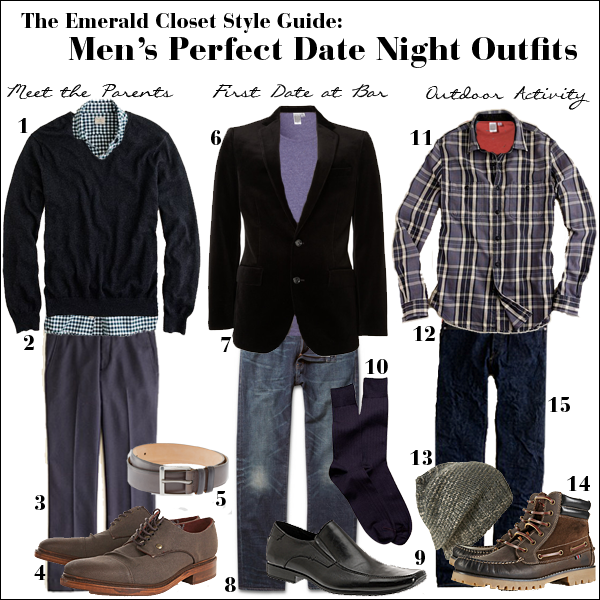 Date night outfits for him...a blazer over a vest won't do. FASHION