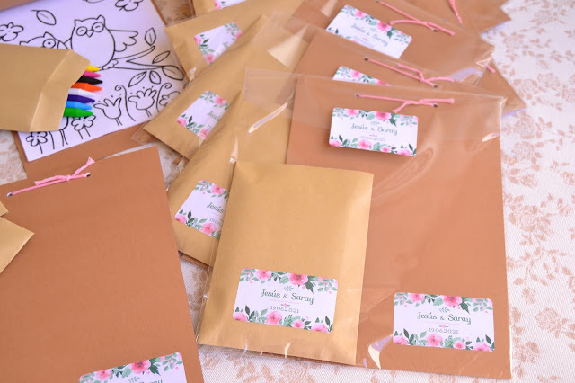 detalles de boda para ninos kit lapices y cuaderno para pintar