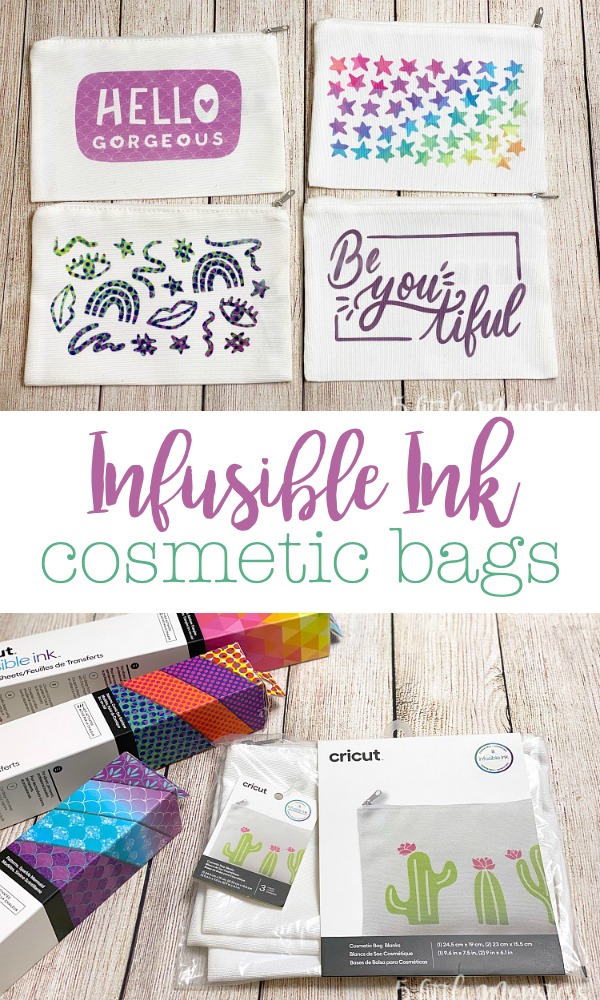 Infusible Ink Cosmetic Bags  Infusible ink, Infusible ink