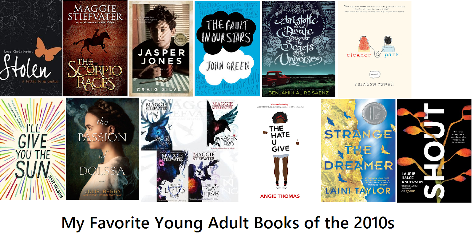 My Head Is Full of Books Best YA books of the 2010s