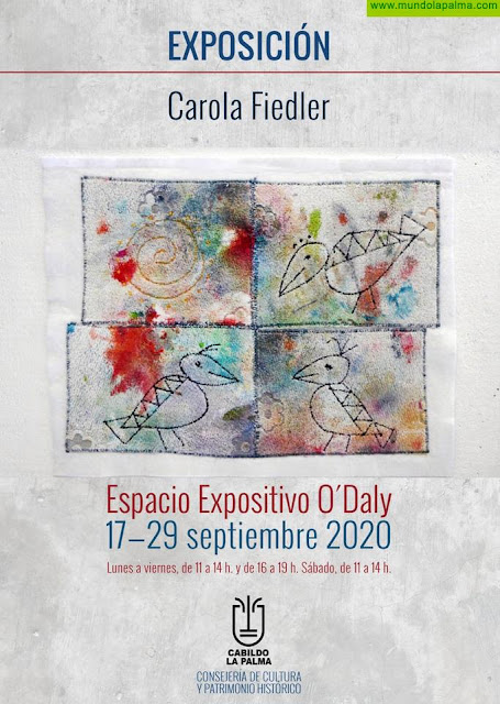 El Espacio de Arte O’Daly acoge una exposición de collages sobre papel y arte en tela de la artista Carola Fiedlar