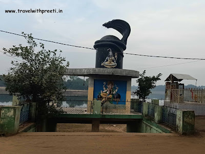 Narmada sangam sthal or Narmada sangam ghat mandla - Narmada or Banjar nadi ka sangam