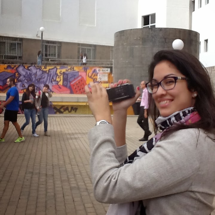 Reportera en la I Feria didáctica de la Ciencia