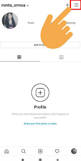 Set Instagram account Private