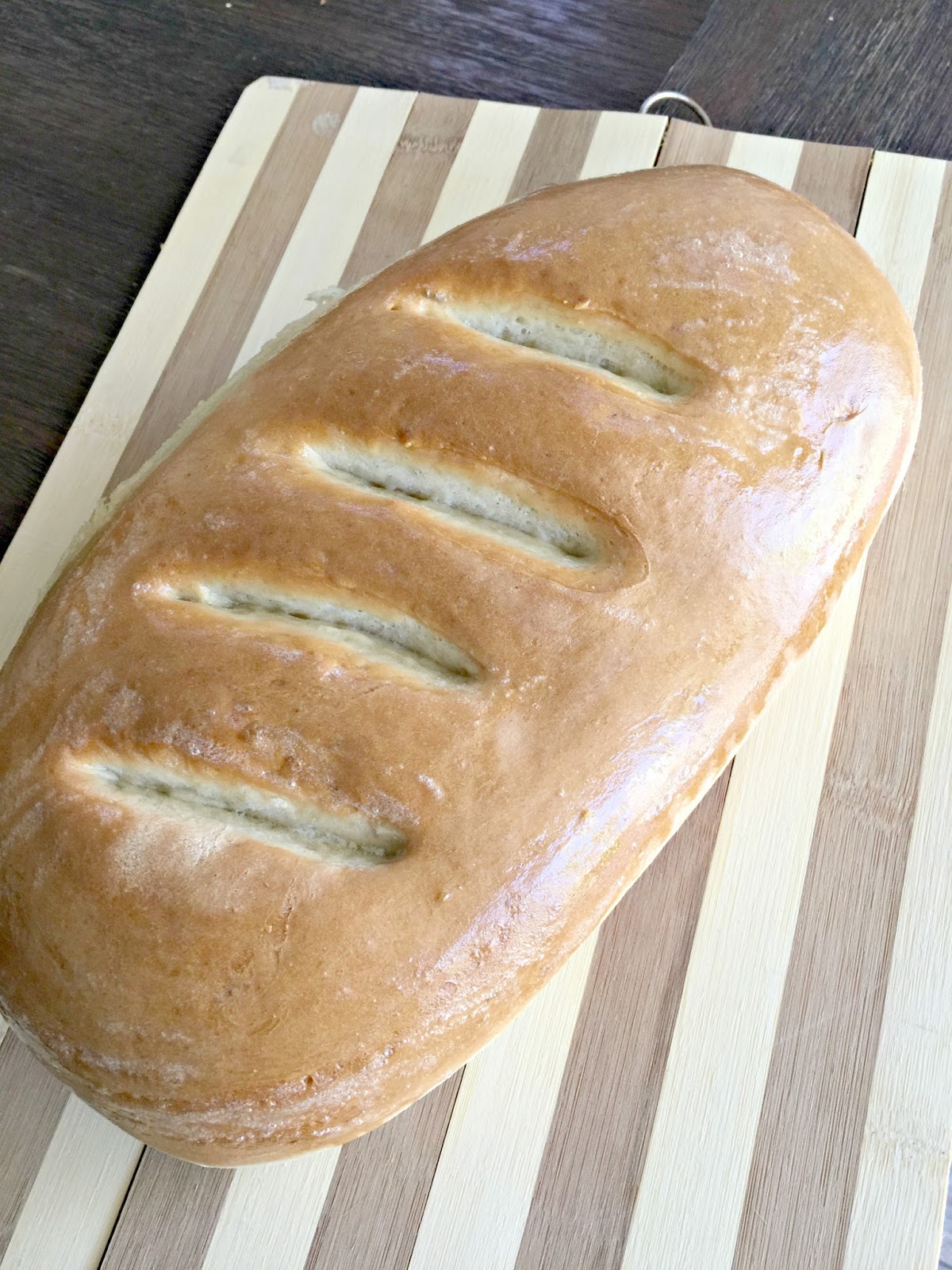 One hour French Bread Made It. Ate It. Loved It.