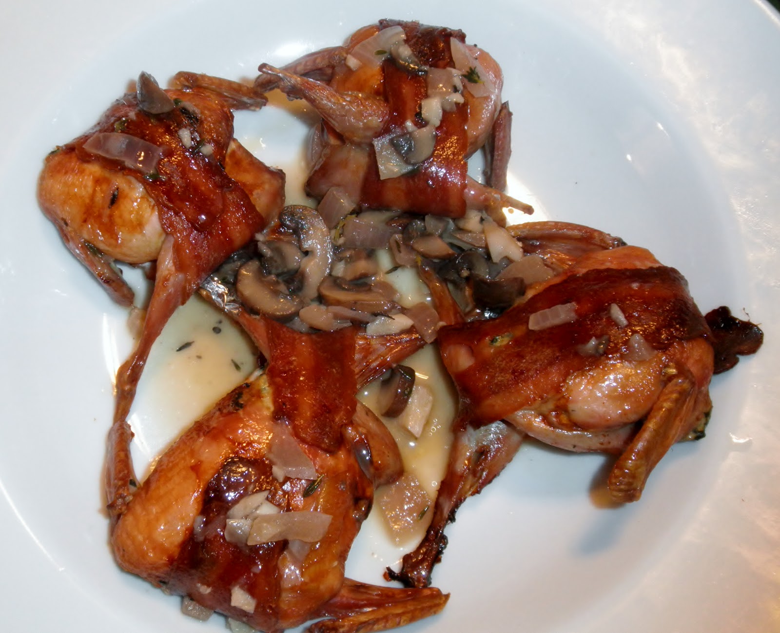 Cecelia Heer's Culinary Corner Quail Stuffed With Foie Gras and Topped