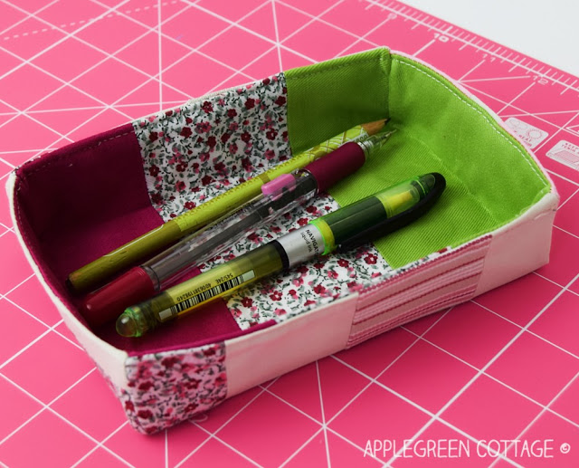 Threading My Way Showcasing Pencil Holder Tray Free Pattern & Tutorial