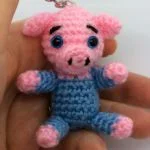 patron gratis cerdo amigurumi | free pattern amigurumi pig 