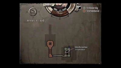 Location Map, Altar 1.UG, Resident Evil, HD Remaster, Jill Valentine