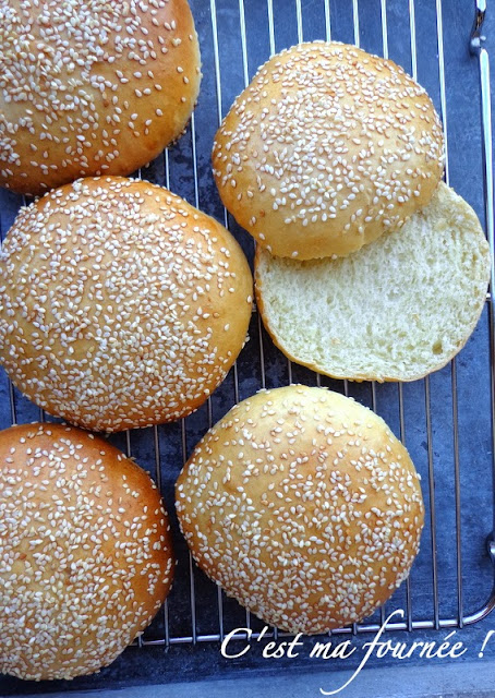 La recette des buns (pains pour hamburger)