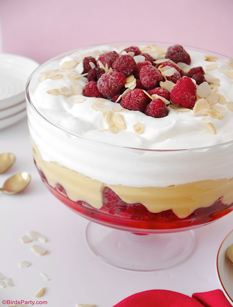 Classic English Trifle With Store Cupboard Ingredients and Frozen ...