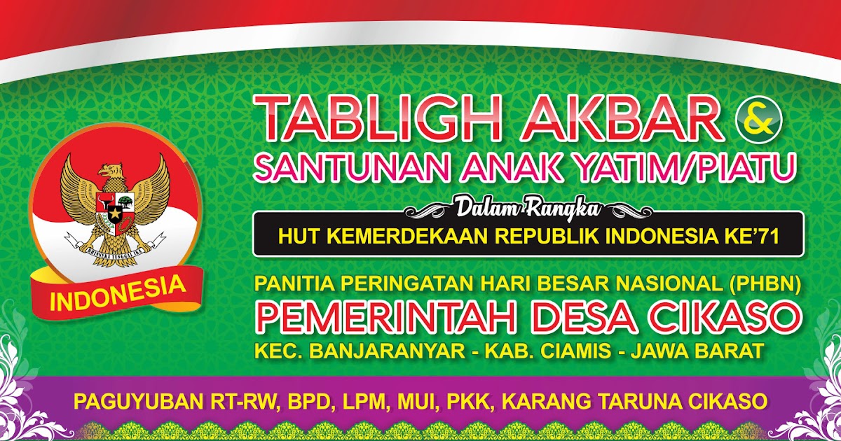 Background Kupon Santunan Anak Yatim desain spanduk kreatif