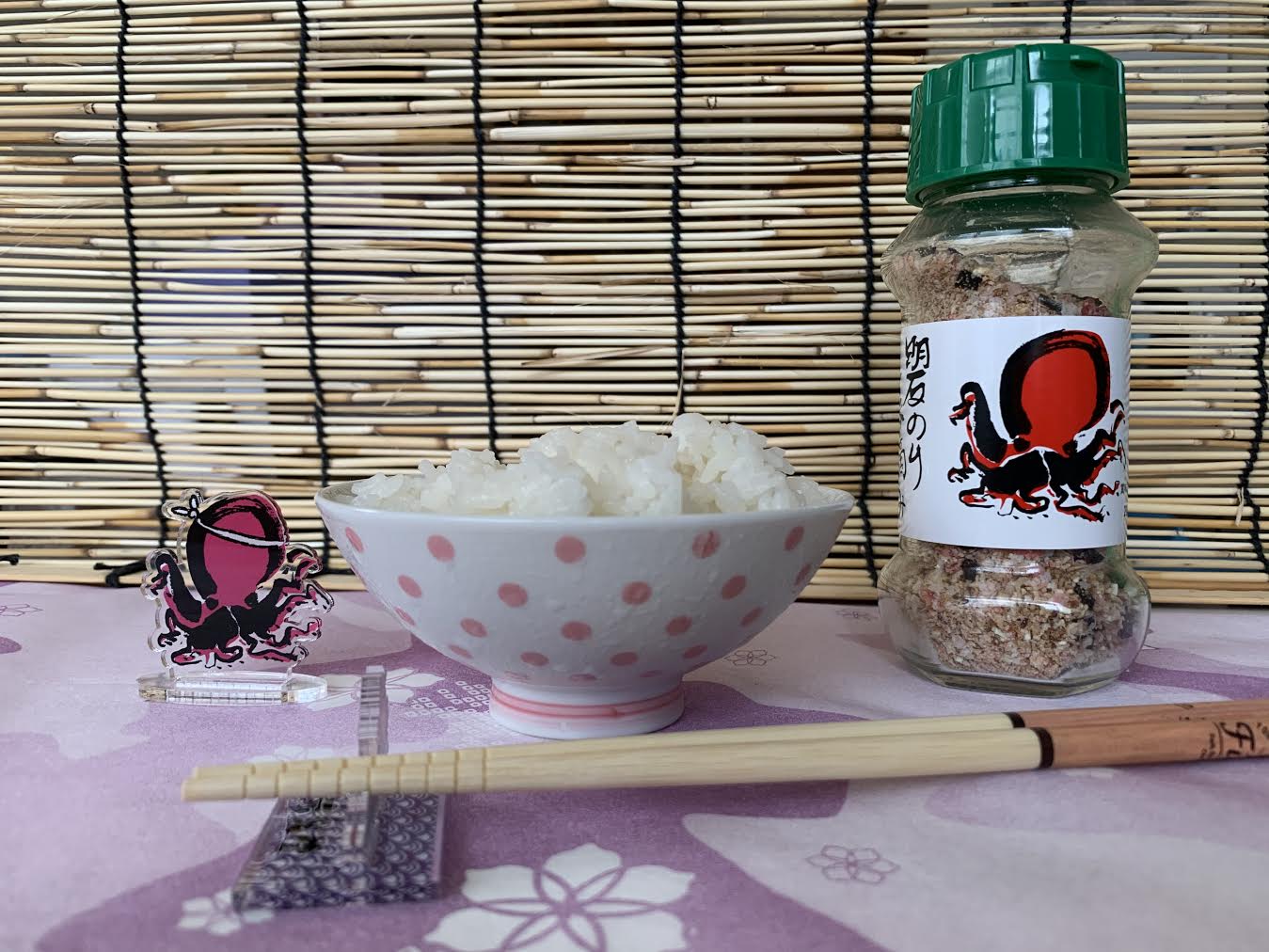 明石たこせんふりふりをご飯にかけて食べてみた