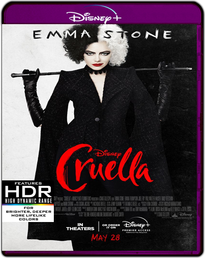 Cruella (2021) 2160p HDR DSNP WEB-DL Dual Latino-Inglés [Subt. Esp] (Comedia. Precuela)