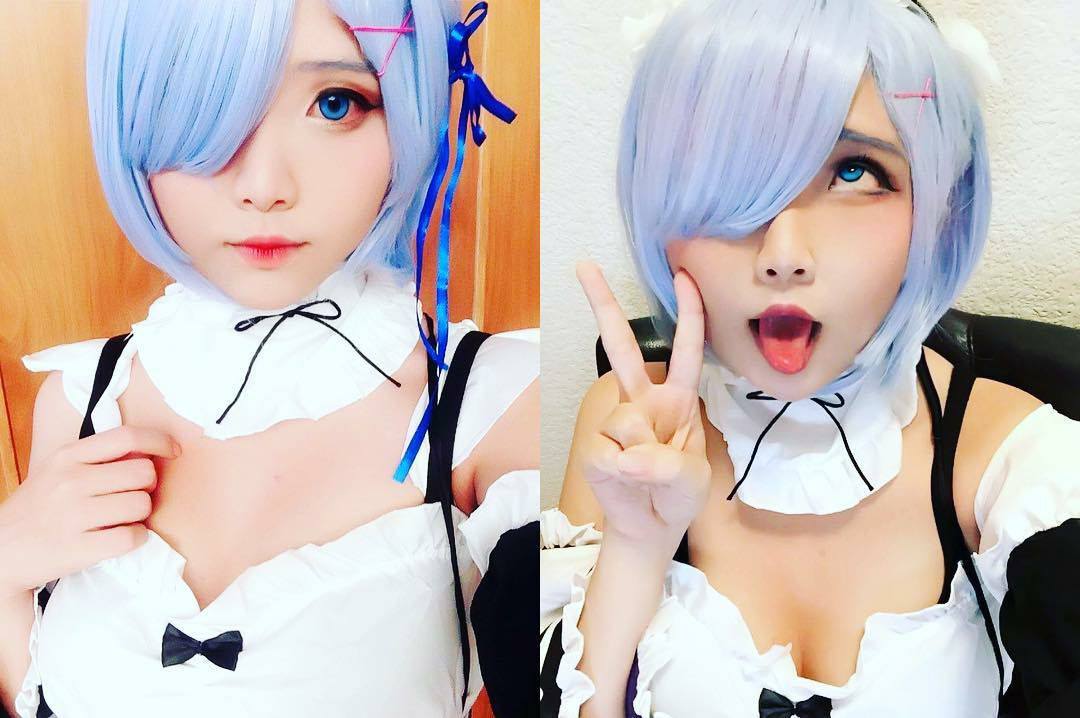 best rem ahegao cosplay.