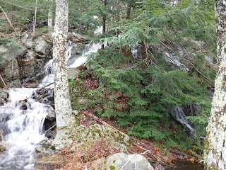 Fawn Falls between Lake Wood and Fawn Pond in Acadia, Maine