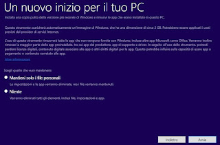 refresh pc windows 10 ripulire pc