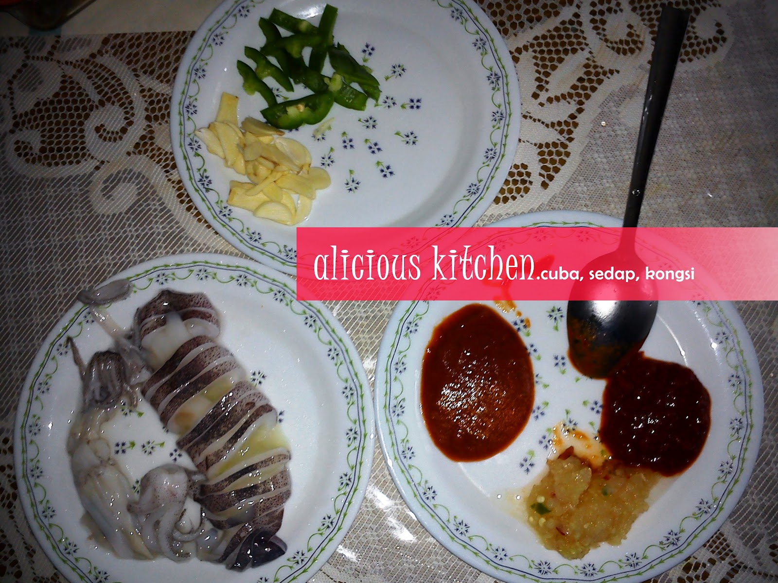 Alicious Kitchen Alicious Recipe Malaysian Fusion Capellini al nero