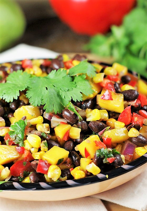 Roasted Corn, Black Bean, & Mango Salsa {my alltime favorite salsa