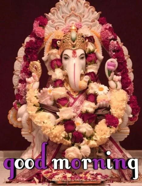 good morning lord ganesh hd images