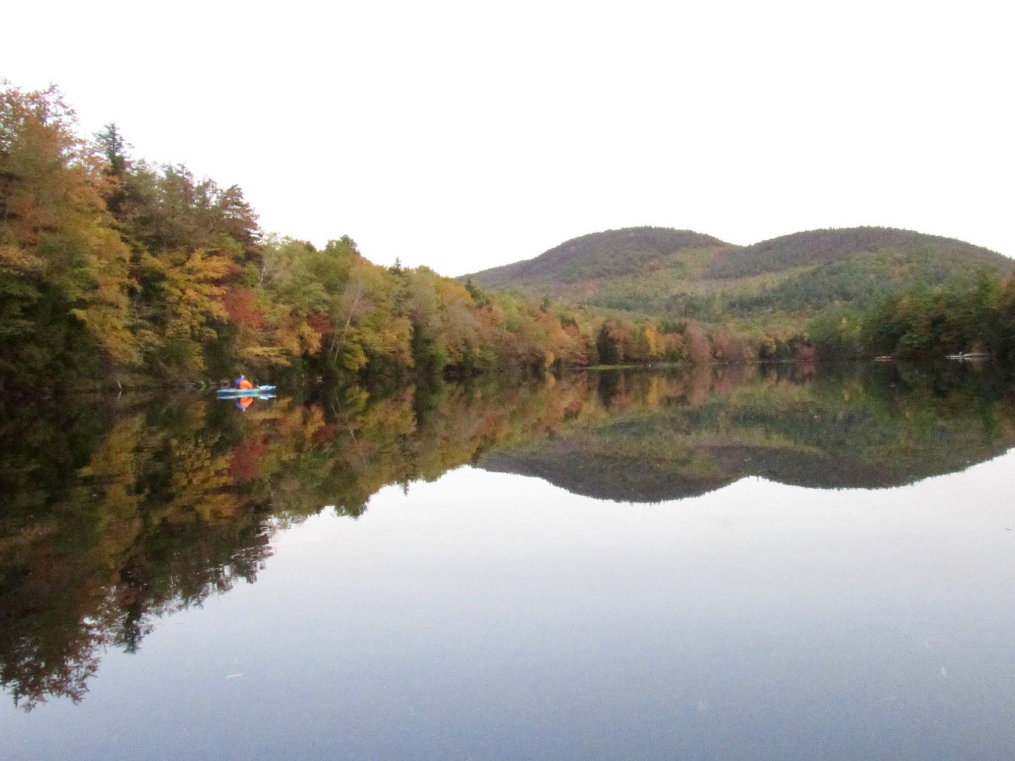 Recreational Kayaking in Maine Horseshoe Pond, Lovell Maine