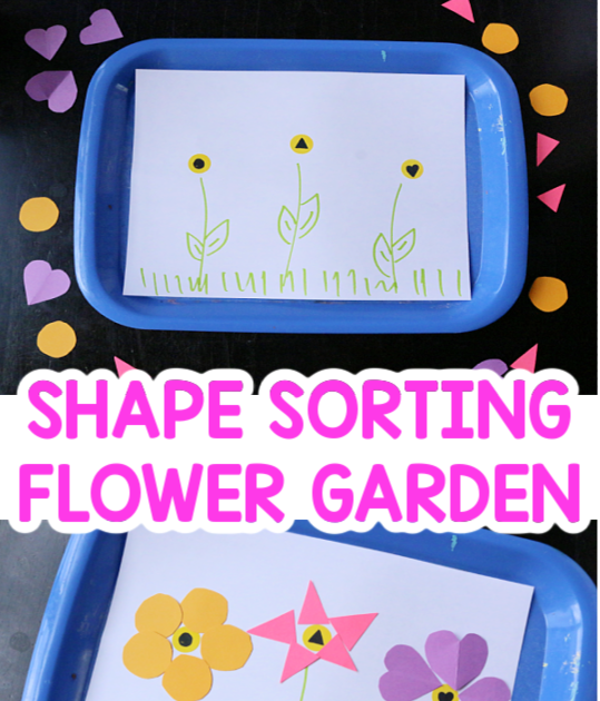 Sorting Shapes Flower Garden Activity | School Time Snippets sorting-shapes-flower-garden-activity-school-time-snippets