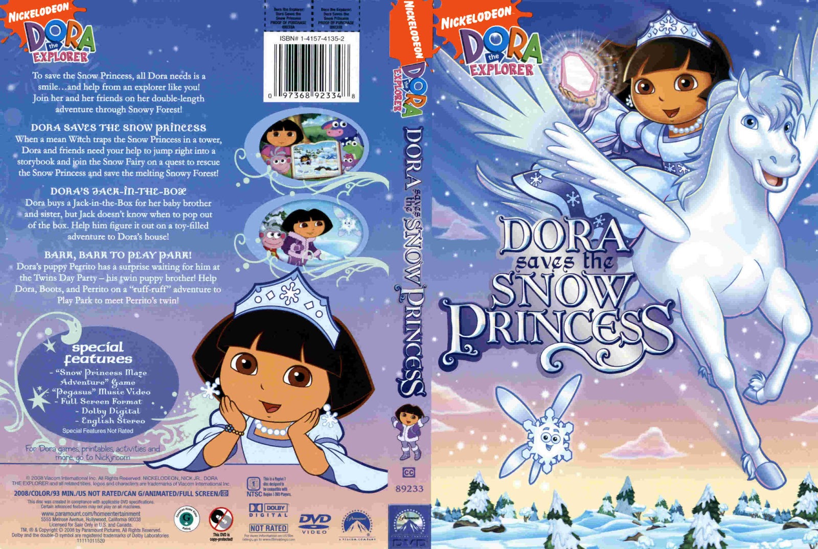 Dora The Explorer Dora Saves The Snow Princess