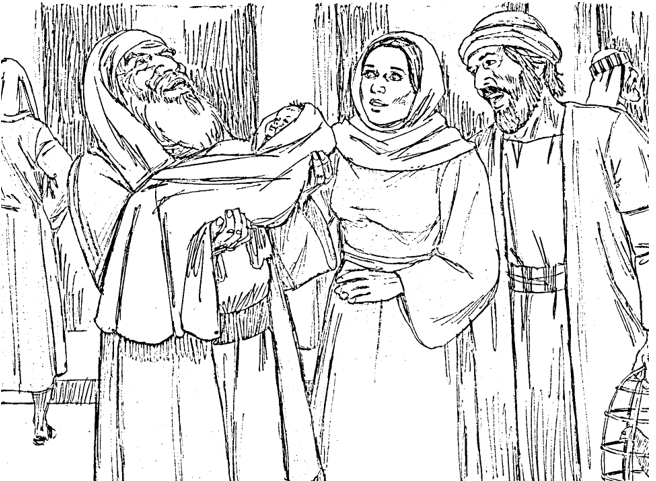 Simeon & Anna See Jesus & The Wise Men Bring Gifts Preschool Projects ...