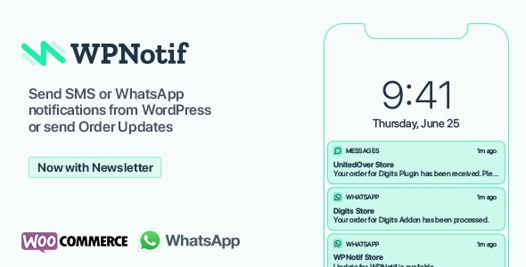 WPNotif v2.4.0.7 - WordPress SMS & WhatsApp Notifications WPNotif v2.4.0.7 - WordPress SMS & WhatsApp Notifications