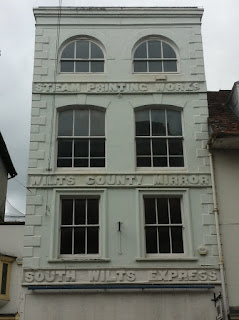 Old sign in Salisbury, Wiltshire