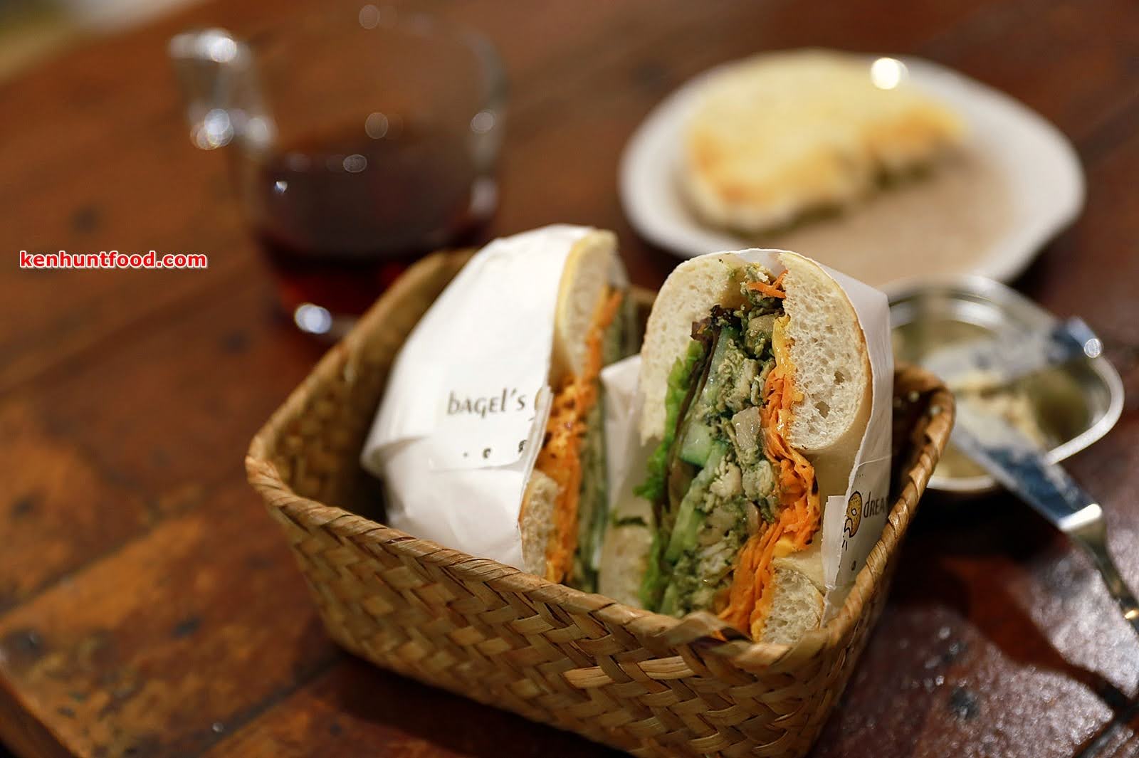 KEN HUNTS FOOD Bagel's Dream 贝果の梦 Campbell Street, Penang.