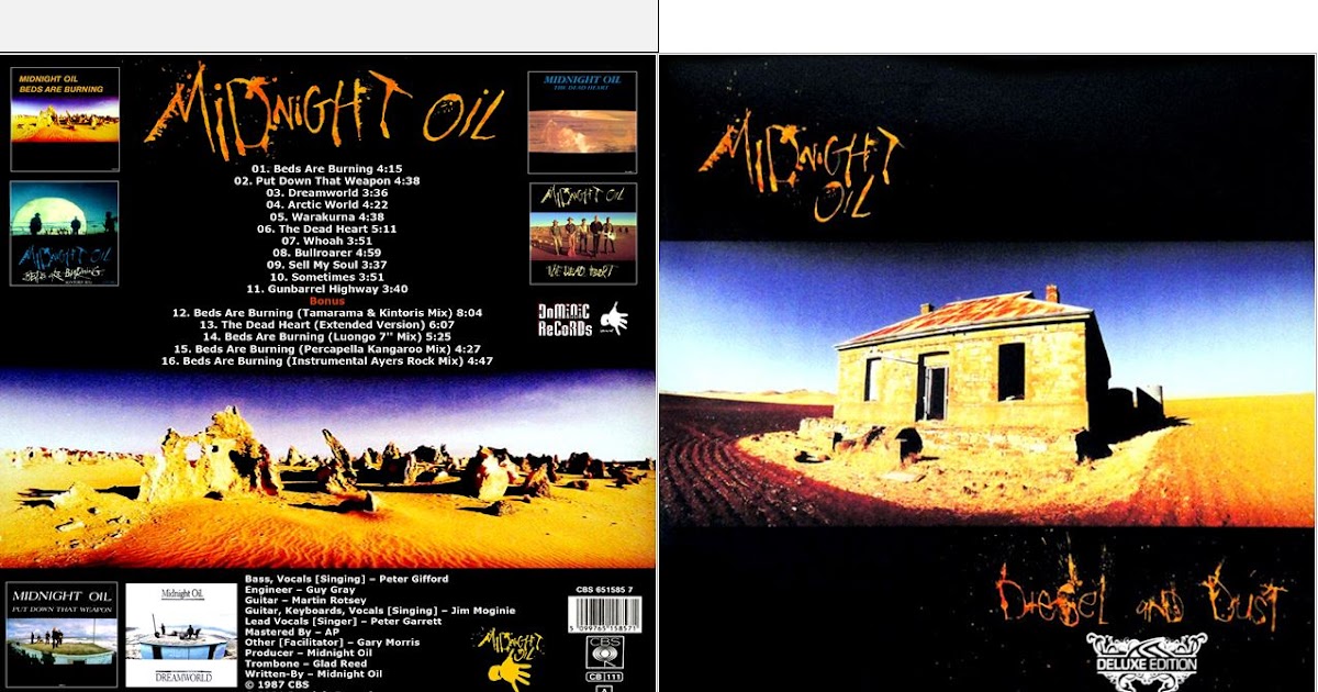 MUSICOLLECTION MIDNIGHT OIL Diesel And Dust (Expanded Version) 1987