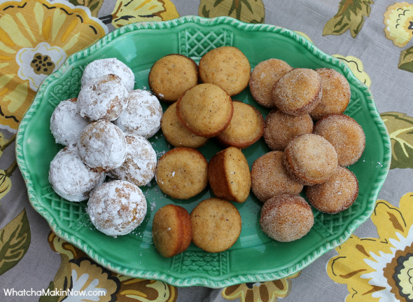 Mini Doughnut Cupcakes - 1 recipe, 3 ways! Makes a huge batch! 