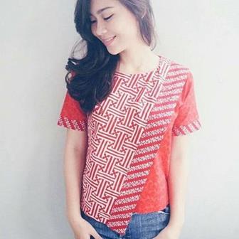 Model Blus Batik Modern Terbaru
