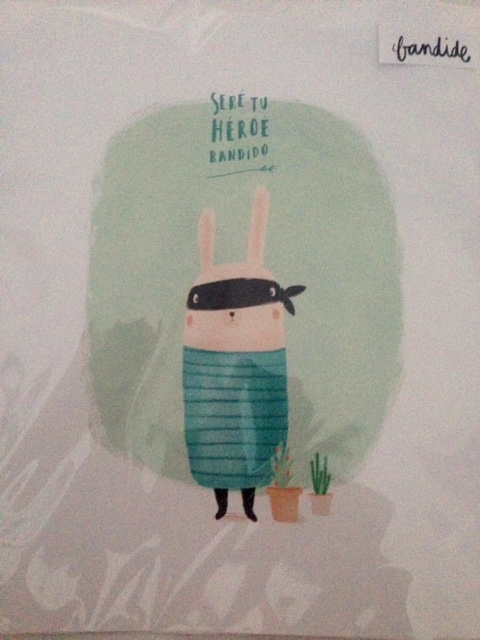 Lámina Bandide lamina-habitacion-niños-bebes-ilustracion-bandide-nonabox-2015-julio