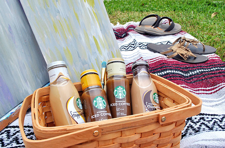 Have a blast and drink some java with your bestie or your boyfriend with this super fun Starbucks Picnic & Paired Painting!