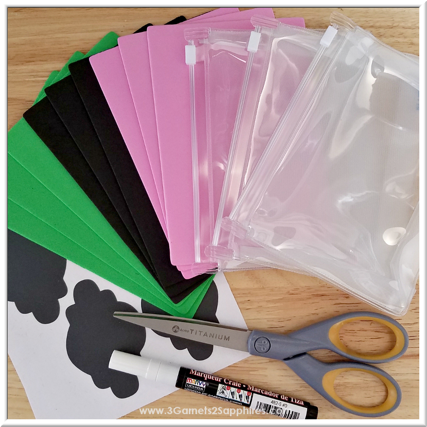 3 & 2 Sapphires Easy DIY Disney Pin Trading Pouches