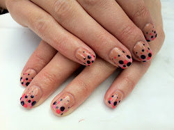 shellac cnd nail manicure nails designs gradient dots simple dot definition cocoa styles polka polish nailart
