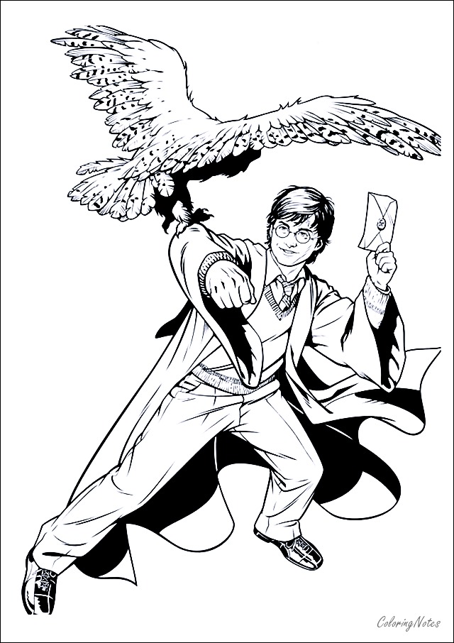 20 Harry Potter Coloring Pages Easy and Free - COLORING PAGES FOR KIDS