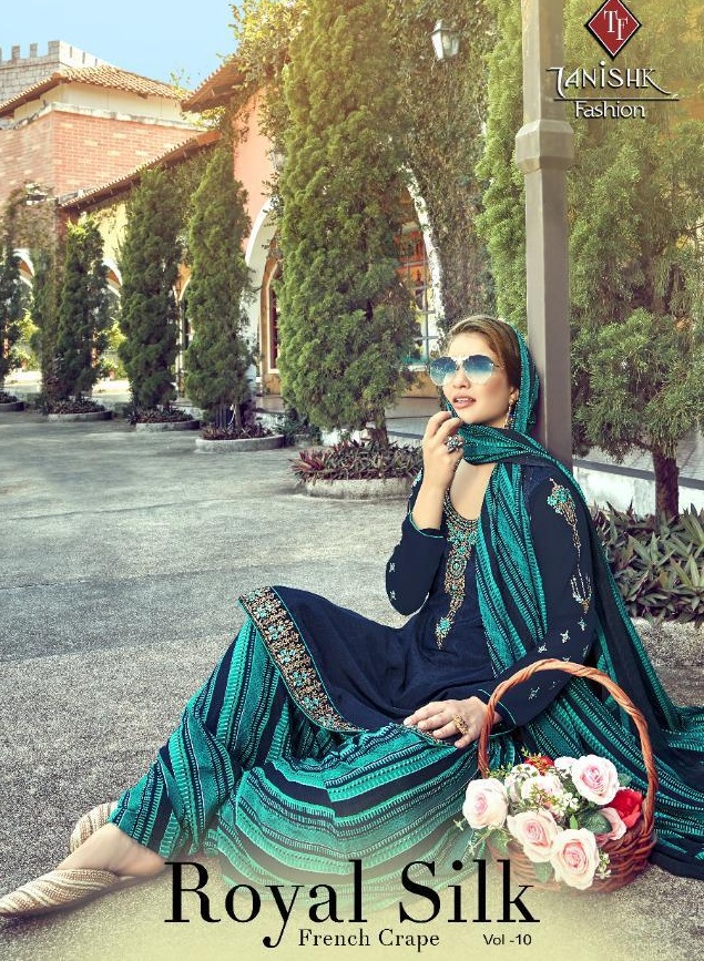 Tanishk Fashion Royal Silk France Crape vol 10 Panjabi Style Suits 