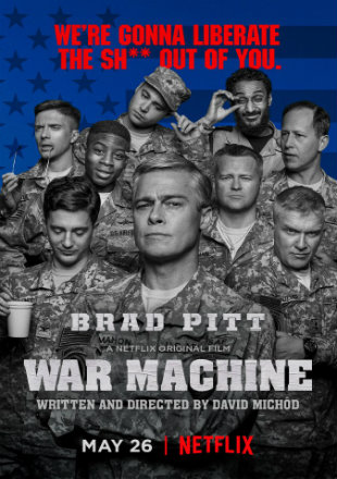 War Machine 2017 BluRay 350MB Hindi Dubbed Dual Audio 480p