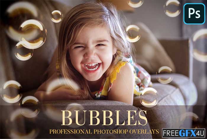 CreativeMarket - Bubbles Overlays Photoshop Bubbles Overlays Photoshop