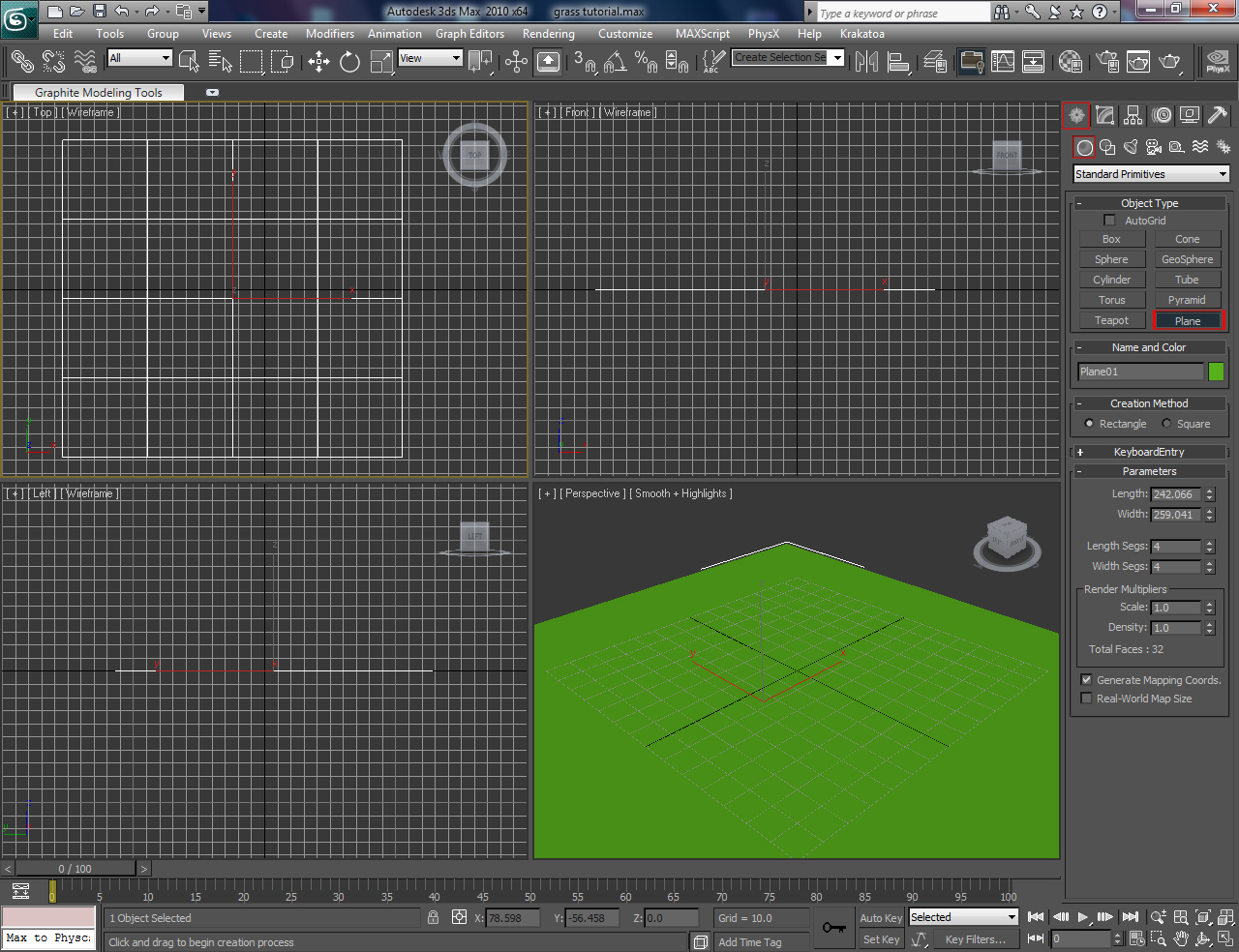 V3N0M's 2D and 3D art How to make realistic grass in 3Ds MAX