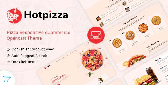 Best Pizza & Food Delivery OpenCart Store