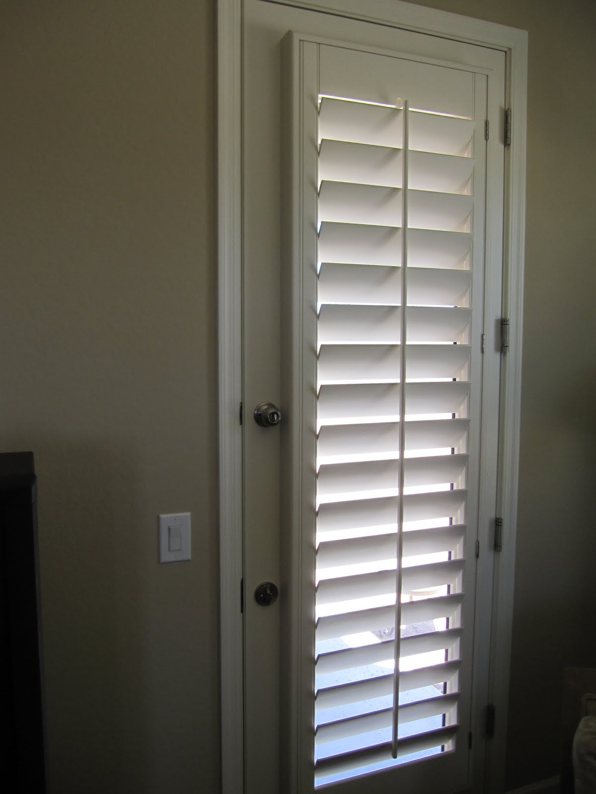 Real Wood Shutterz French Door Application Standard Frame