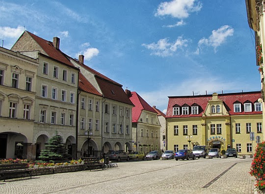 Rynek w Lubawce.