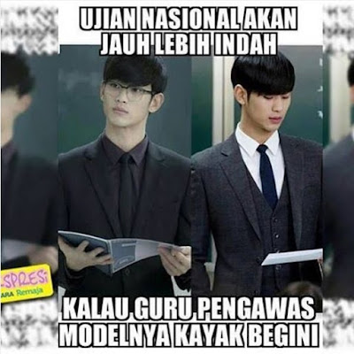 Kalo pengawasnya gini, nggak bakal ngerjain ujian sampai waktunya abis