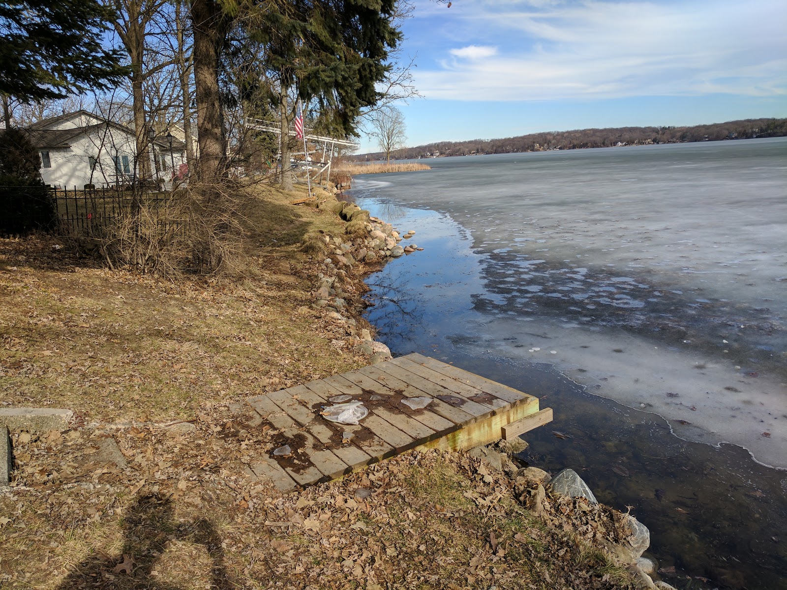 Ice Heaving or Ice Jacking in Twin Lakes, Wisconsin