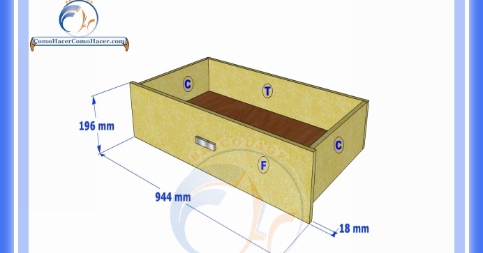 Planos De Cama De Plataforma Con Cajones - Planes De Carpintería